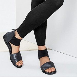Eileen Fisher Charcoal Open Toe Sandals